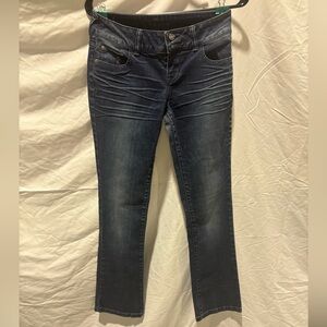 dELiA*s Dark Blue Straight Leg Jeans